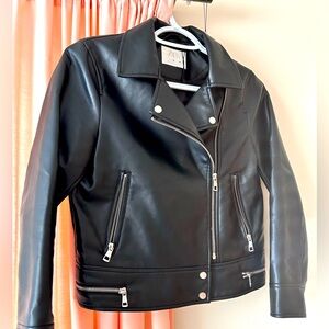 ZARA Leather Jacket Kids 10 or Women’s XS